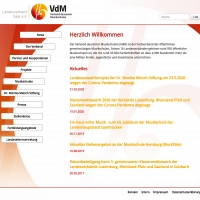 Website für den Verband deutscher Musikschulen