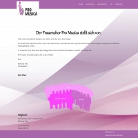 Die Website auch für Ihren Chor – www.chor-promusica.de